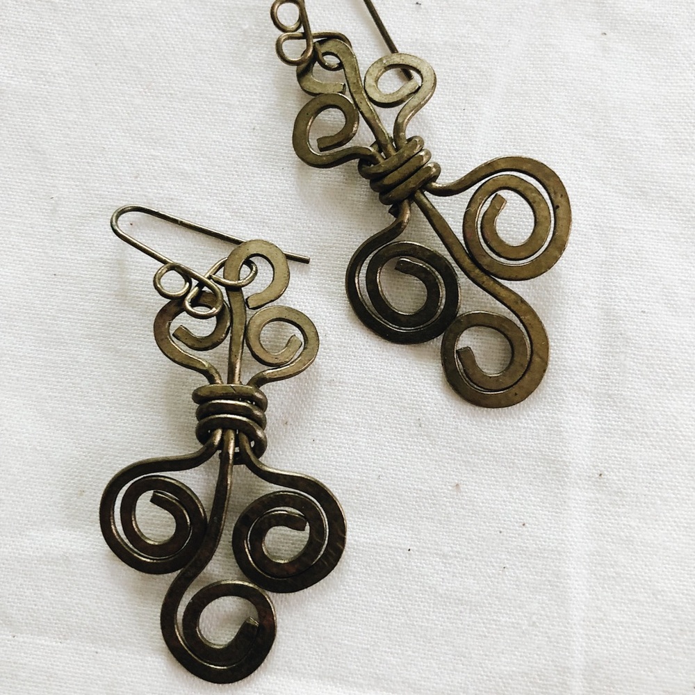 Hand Made metal Earrings